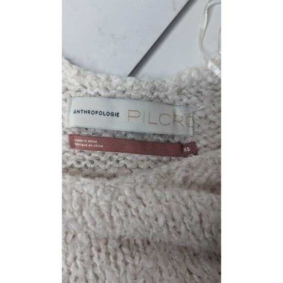 New Anthropologie Pilcro ivory Luna sweater wmns oversized soft size xsmall - Picture 6 of 9